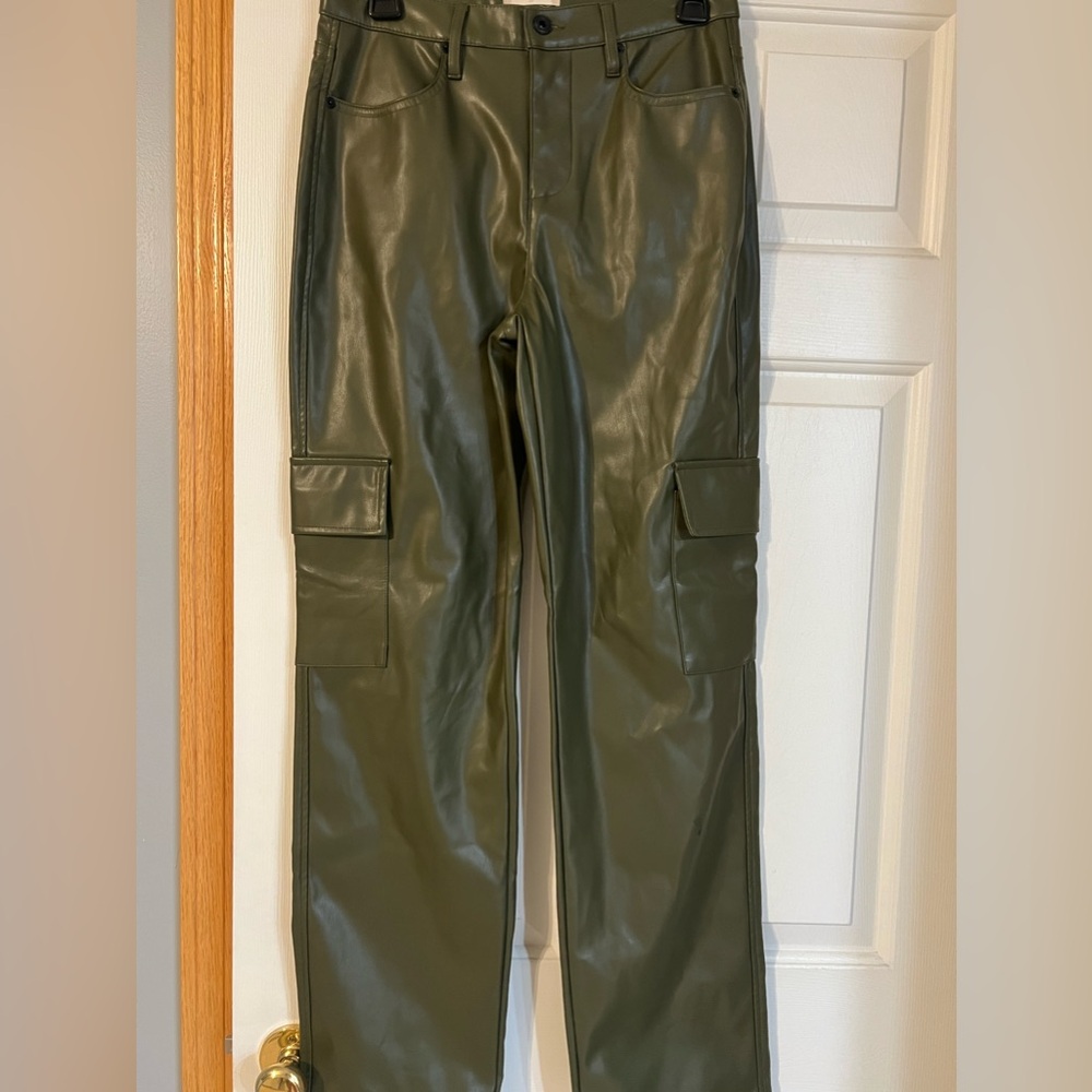 altar'd state faux leather cargo pants